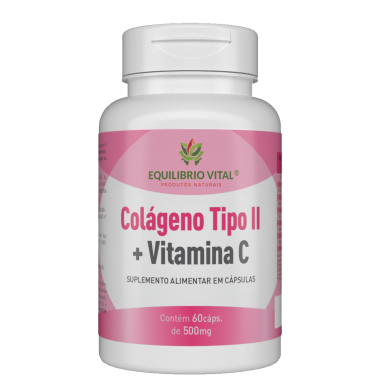 Colágeno Tipo 2 + Vitamina C - Equilíbrio Vital