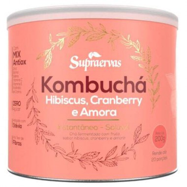 Kombuchá Hibisco, Cranberry e Amora